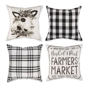 4 pack set of Throw Pillow Covers